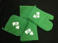 OVEN MITT,TOWEL,POT HOLDER SET